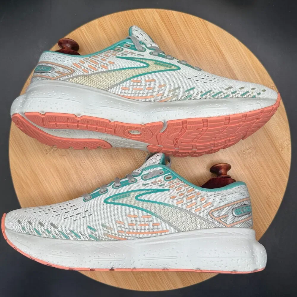 BROOKS Glycerin 20 Oyster/Latigo Bay/Coral Women’s Sz 8.5 (B)